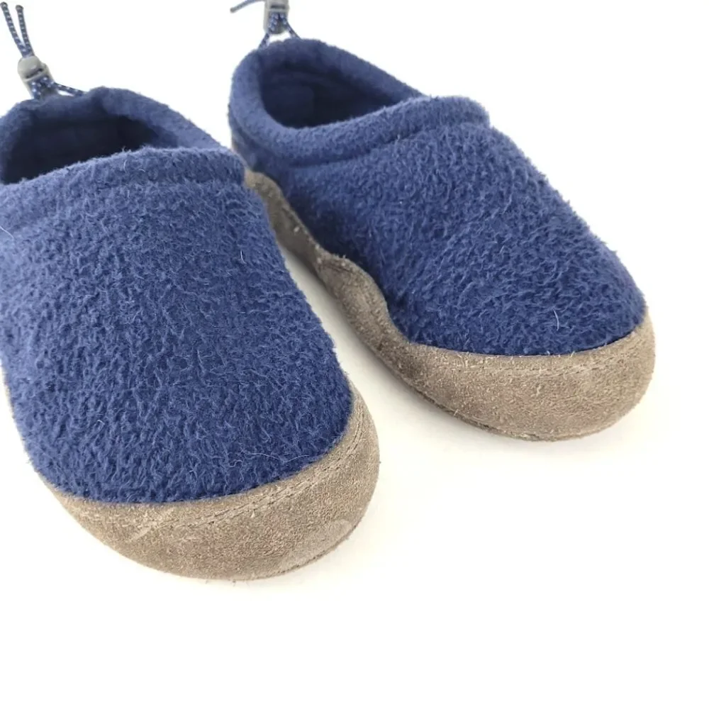LL BEAN fleece slippers 10/11 little kids